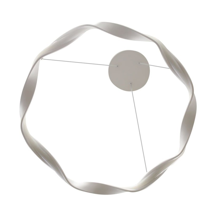 Lámpara de techo led Sand 22W blanco vista de planta