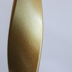 Detalle espiral de la Lámpara de pie LED Gala dorada