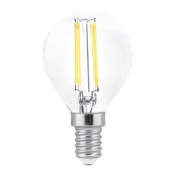 Transparent bulb G45 E14 6W...