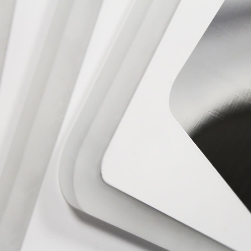 Detalle zona del cristal del Plafón Smart Mei 3D 135W 3CCT regulable