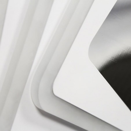 Detalle zona del cristal del Plafón Smart Mei 3D 135W 3CCT regulable