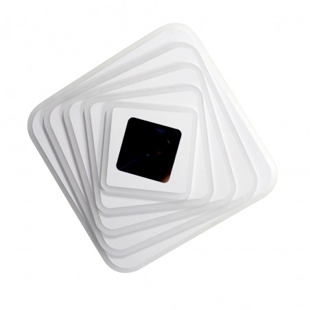 Plafón Smart Mei 3D 135W 3CCT regulable visto de planta