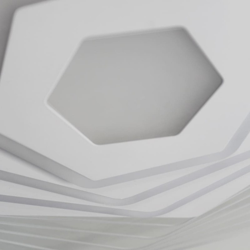 Detalle del difusor del Plafón Smart Ara 90W 3CCT regulable