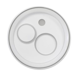 Plafón Smart Rus 85W 3CCT regulable visto de planta