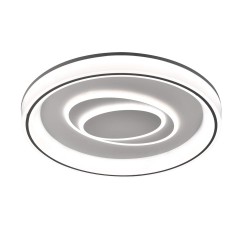 Plafón Smart Ryad 85W 3CCT regulable encendido con iluminación combinada con tono de luz neutro