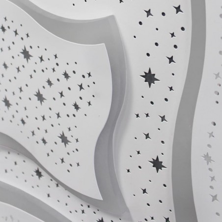 Detalle del efecto estrellado del Plafón Smart Lou 105W 3CCT regulable