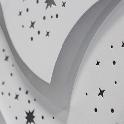 Detalle de acabados del Plafón Smart Lou 105W 3CCT regulable