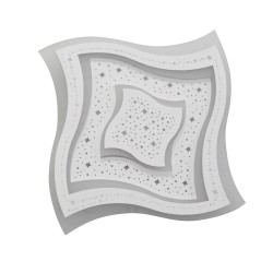 Plafón Smart Lou 105W 3CCT regulable visto de planta