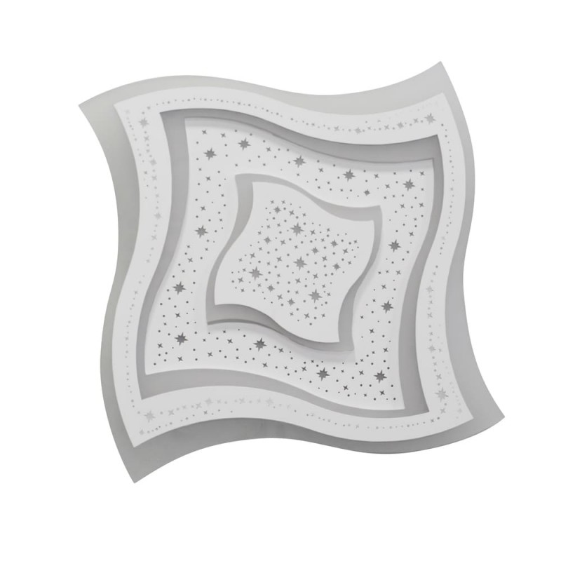 Plafón Smart Lou 105W 3CCT regulable visto de planta