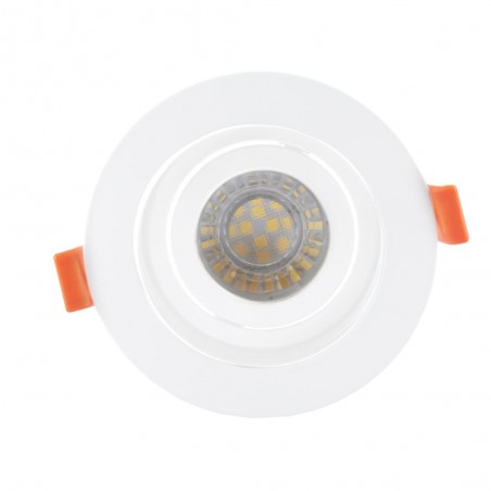 Empotrable Akrah redondo blanco visto de planta