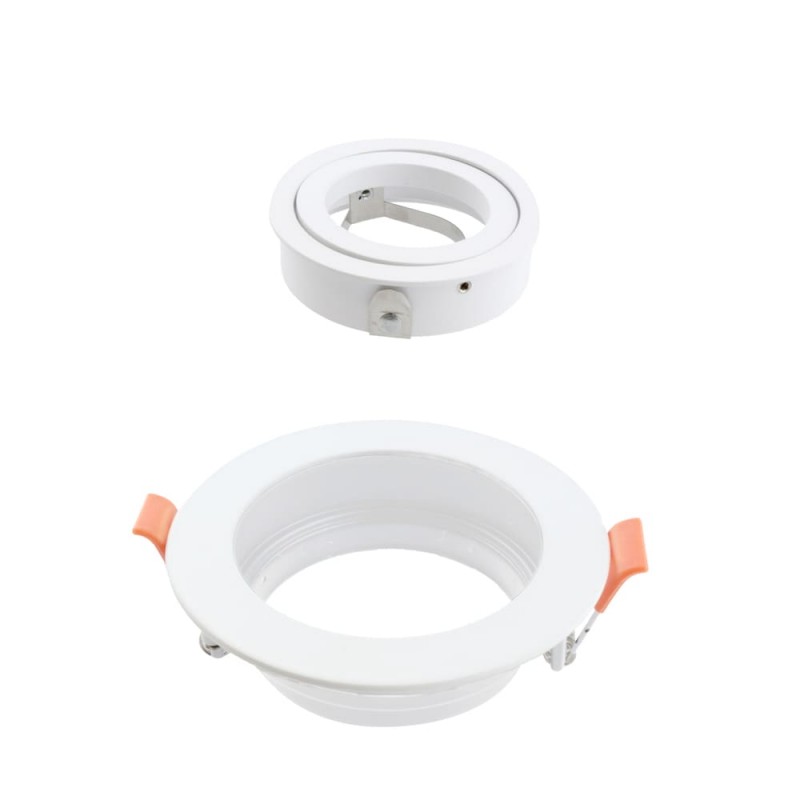 Empotrable Akrah redondo blanco desmontaje