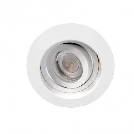 Empotrable Akrah redondo blanco