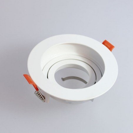 Empotrable Akrah redondo blanco sin bombilla