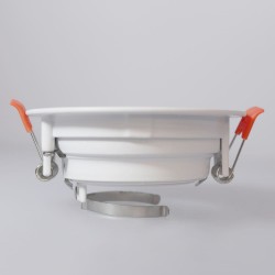 Empotrable Akrah redondo blanco visto de perfil