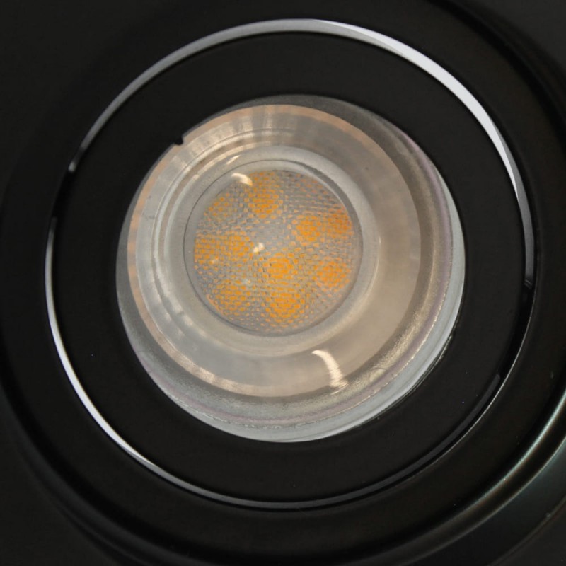 Detalle del Empotrable Akrah redondo negro