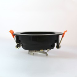 Empotrable Akrah redondo negro