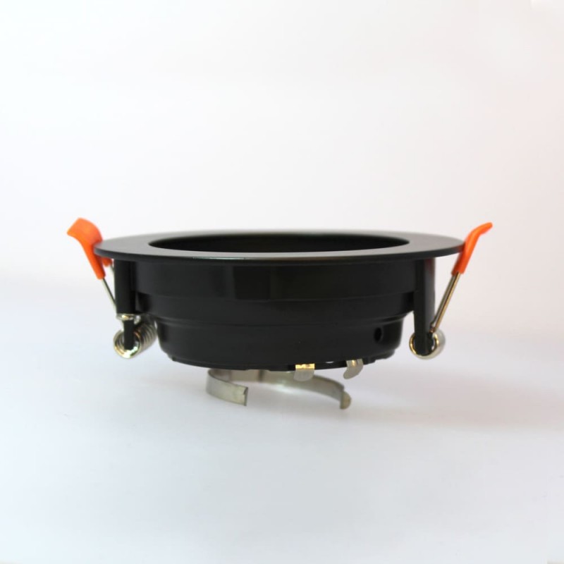 Empotrable Akrah redondo negro