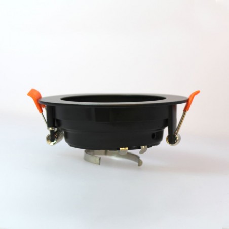 Empotrable Akrah redondo negro