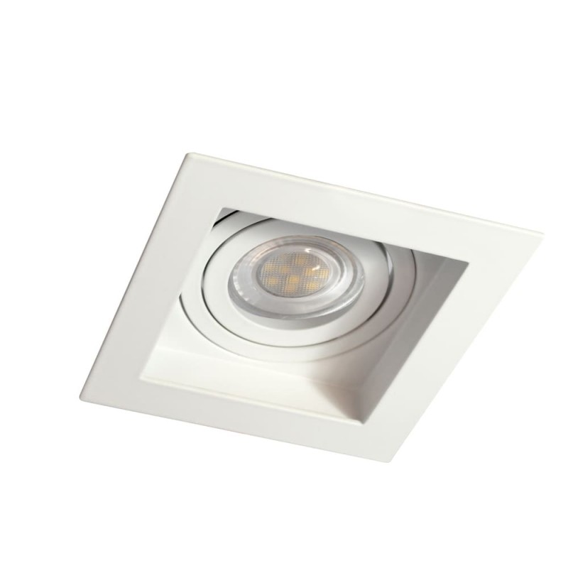 Empotrable Akrah cuadrado blanco