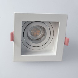 Empotrable Akrah cuadrado blanco