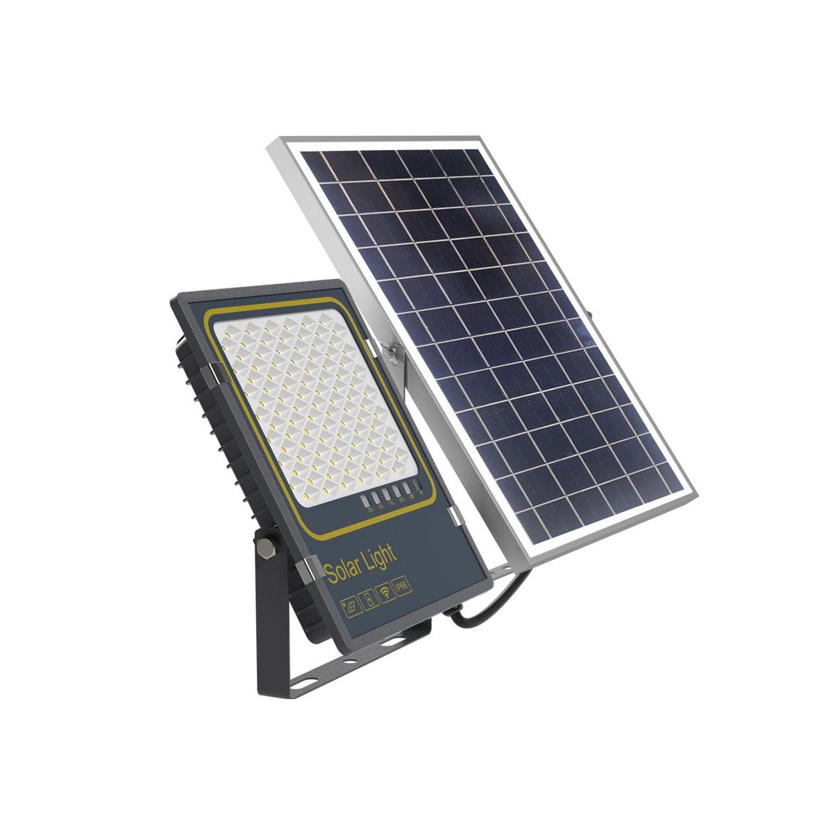 Projecteur Solaire Extérieur MEIKEE 30W RGB - 10 Couleurs, 12 Modes, Télécommande, IP66 - Jardin, Fête, Noël