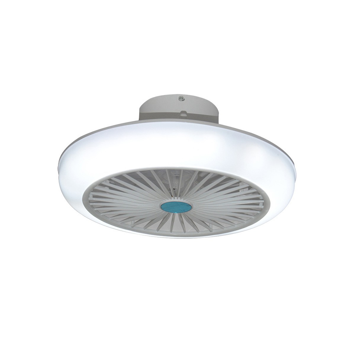 Ventilateur De Plafond Extérieur Avec Lumière LED - 36W, IP65 étanche, 6 Vitesses, Dimmable, Télécommande, Minuterie, Pour Terrasse, Gazebo