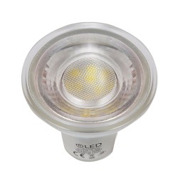 Bombilla LED GU10 7W 3000K 810lm cristal