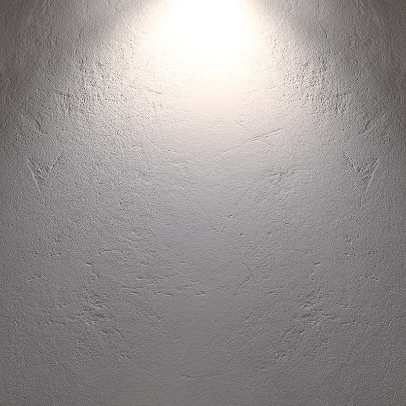 Pared iluminada con Bombilla LED GU10 7W 4000K 830lm cristal