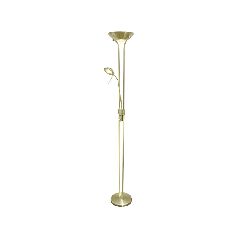 Lampa Led Floor Lamp Antique Brass Cristalrecord Spain