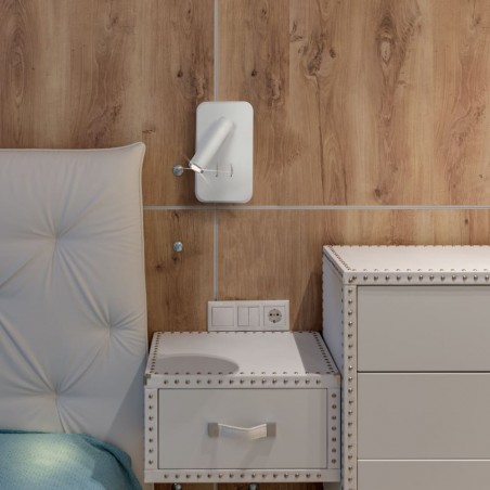 Aplique de pared LED 11W+3W Irena blanco