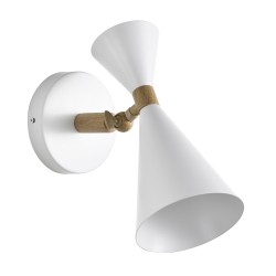 Luna Wall Lamp 1xE27 White