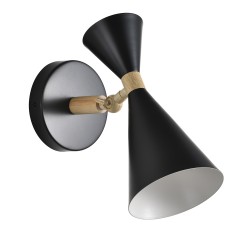 Luna Wall Lamp 1xE27 Black