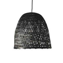 Dera Black Bamboo Lampshade...