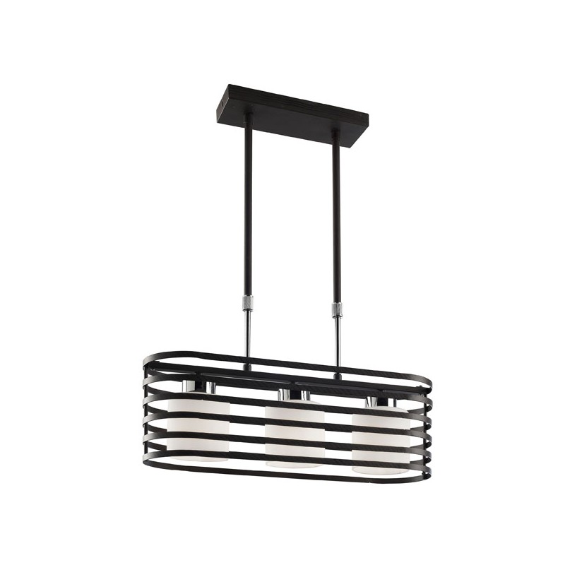 Cell Pendant Light Wenge 3 Lights Cristalrecord Spain Cell Pendant Light Wenge 3 Lights