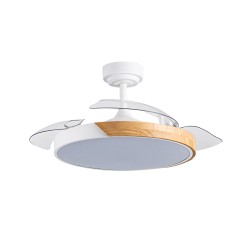 Taoro White LED Ceiling Fan...