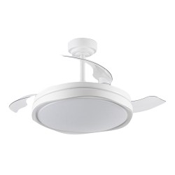 Oku White LED Ceiling Fan...