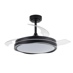 Oku Black LED Ceiling Fan...