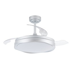 Oku Silver LED Ceiling Fan...