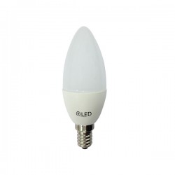 LED Candle Bulb C37 E14 6W 4200K
