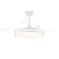 Evo White LED Ceiling Fan...