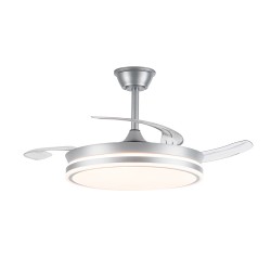 Evo Silver LED Ceiling Fan...