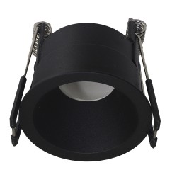 Recessed Round Black 51mm...