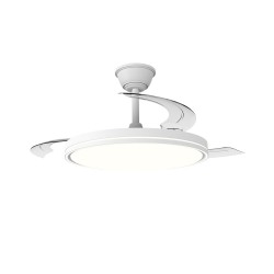 Land White LED Ceiling Fan...