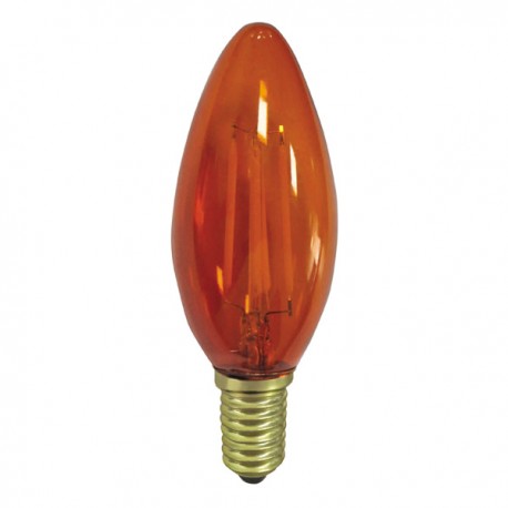 Bombilla Filamento LED C35 E14 4W Ámbar