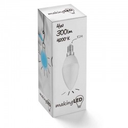 LED VELA E14 4W 300LM 4200ºK