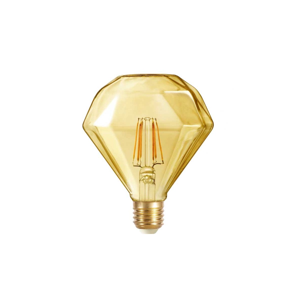 E27 DIAMANTE CARAMELO 6W 550LM 2000ºK E27 DIAMANTE CARAMELO 6W 550LM 2000ºK