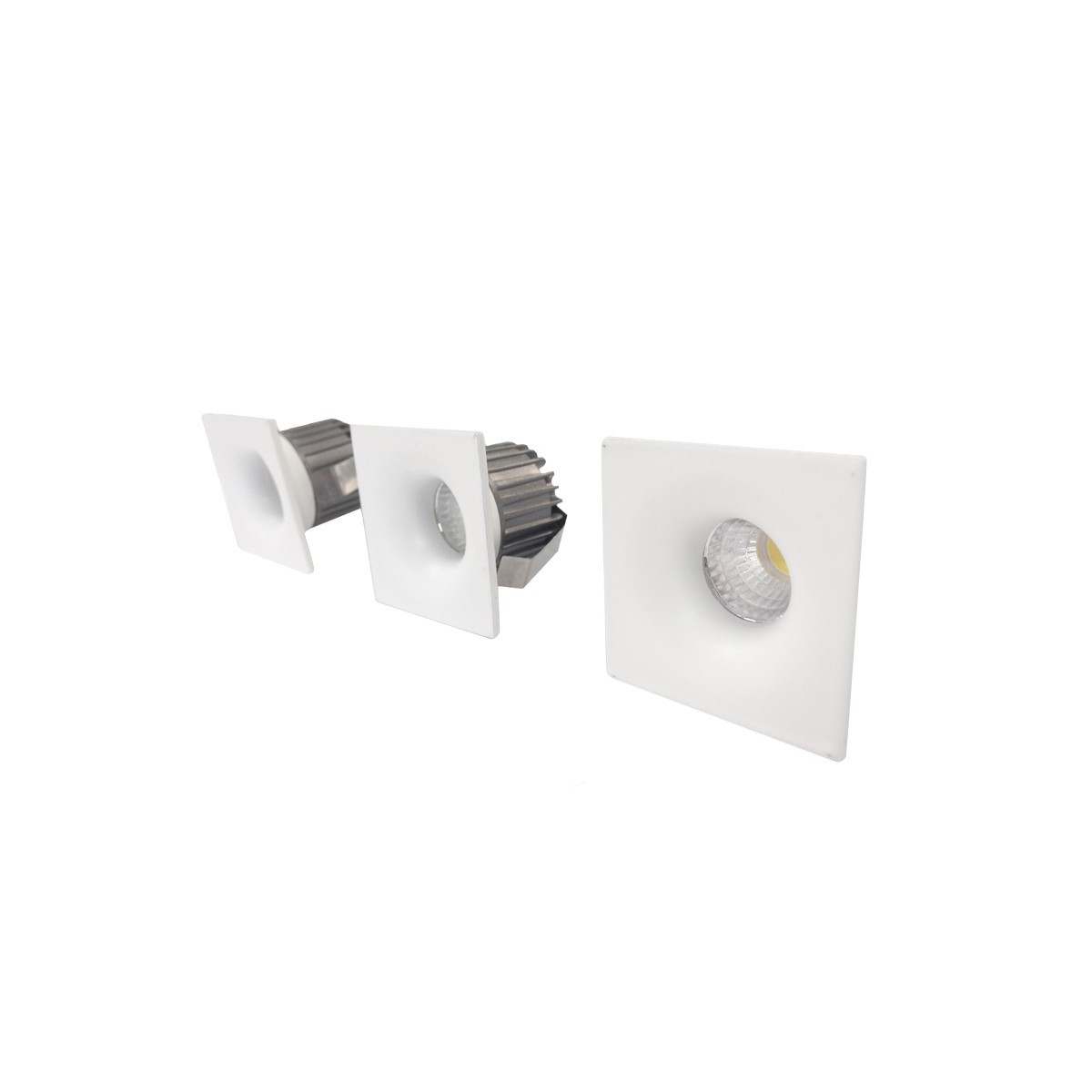 KIT 3 FOCOS CUADRADOS COB LED KIT 3 FOCOS CUADRADOS COB LED
