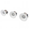 KIT 3 FOCOS REDONDOS COB LED