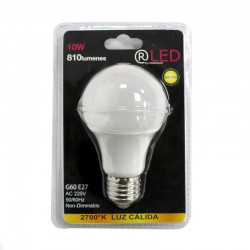 E27 Bulb 10W 810LM 2700ºK