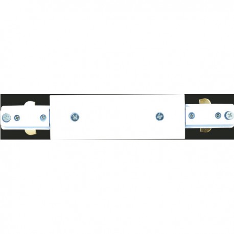 Conector Riel blanco recto Masta Conector Riel blanco recto Masta